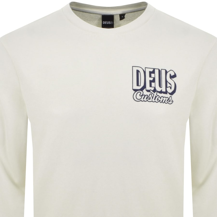 Deus Ex Machina Logo Sweatshirt Off White